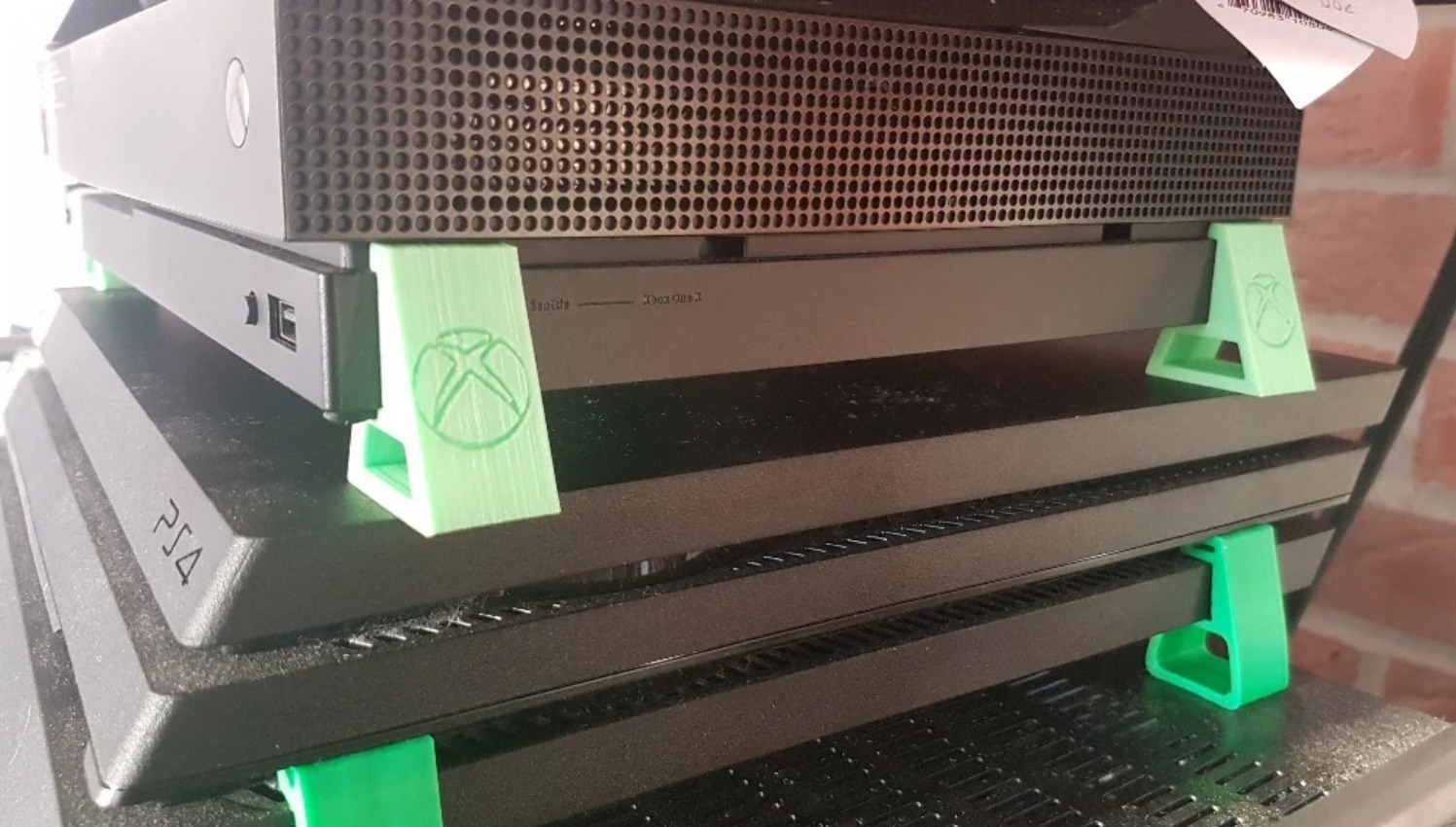 STL File XBox One X Horizontal Stand Riser 1 Model To Download And STL File XBox One X Horizontal Stand Riser 1 Model To Download And